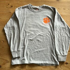 Youth med long sleeve Clemson shirt